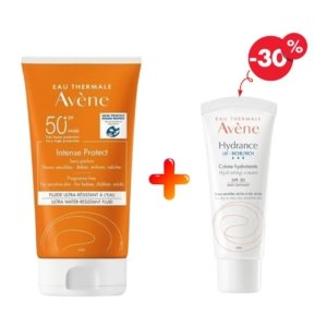 AVENE Pack Ecran Fluide Intense Protect SPF 50+. paraplume