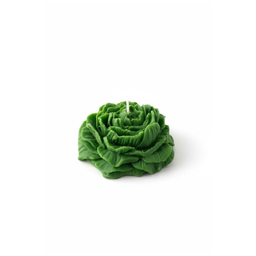 SELENE Bougie Fleur Vert. paraplume