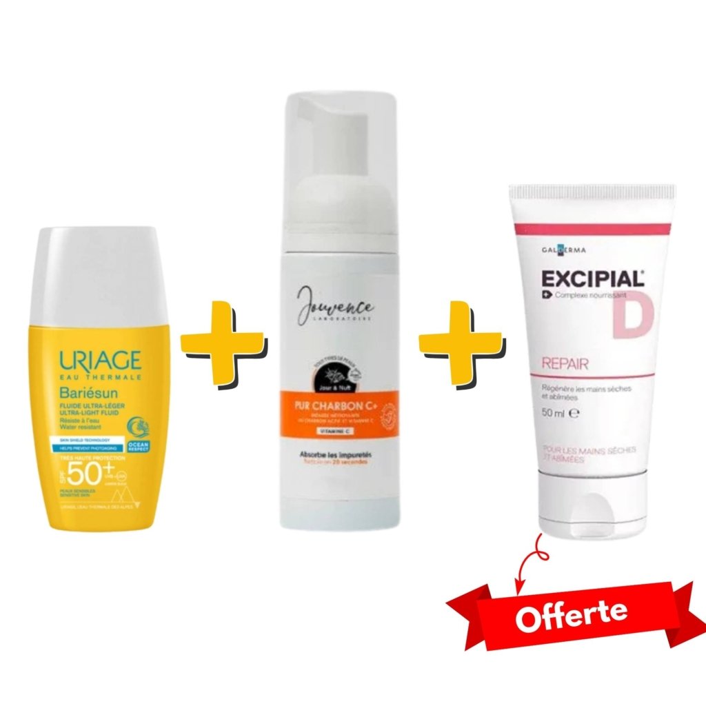 PACK Uriage Bariésun Fluide Ultra Léger SPF50+. paraplume
