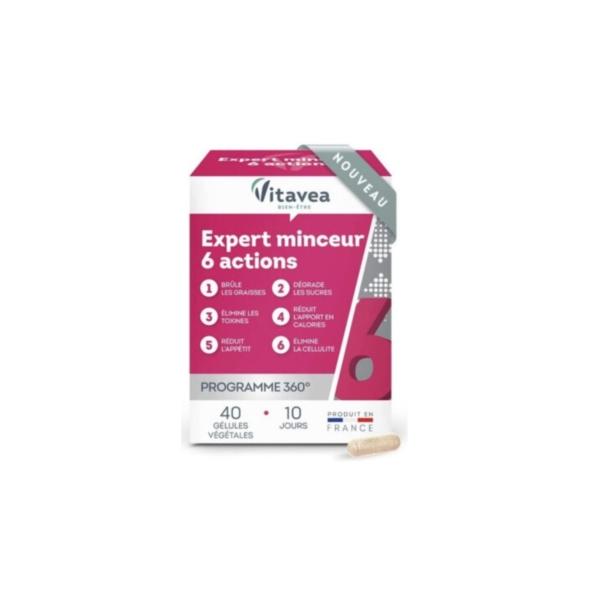 VITAVEA Expert Minceur 40 Gélules. paraplume