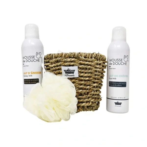 Les Petits Bains De Provence Panier Mousse De Douche. paraplume