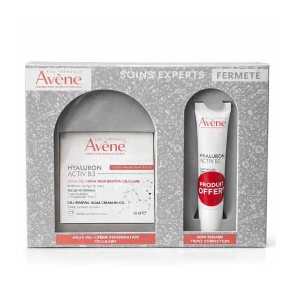 AVENE Coffret Hyaluron Activ B3 Aqua Gel Crème. paraplume