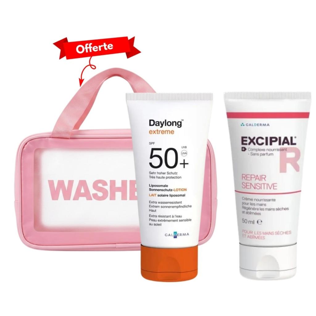 DAYLONG Lait Solaire Liposomal SPF 50+ Trousse. paraplume