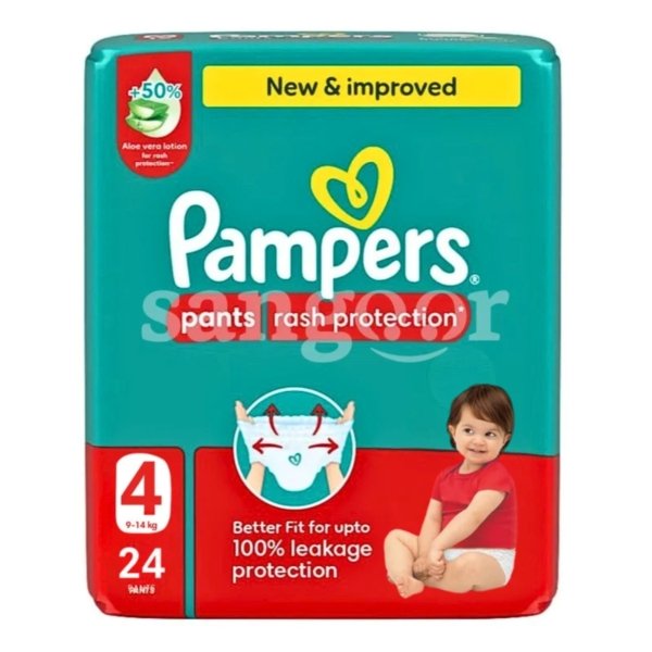 PAMPERS Pants T4 (9-14) Kg 24 Pièces. paraplume