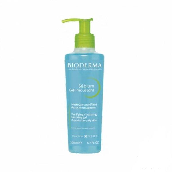 BIODERMA Sébium Gel Moussant Purifiant 200 ML. Paraplume