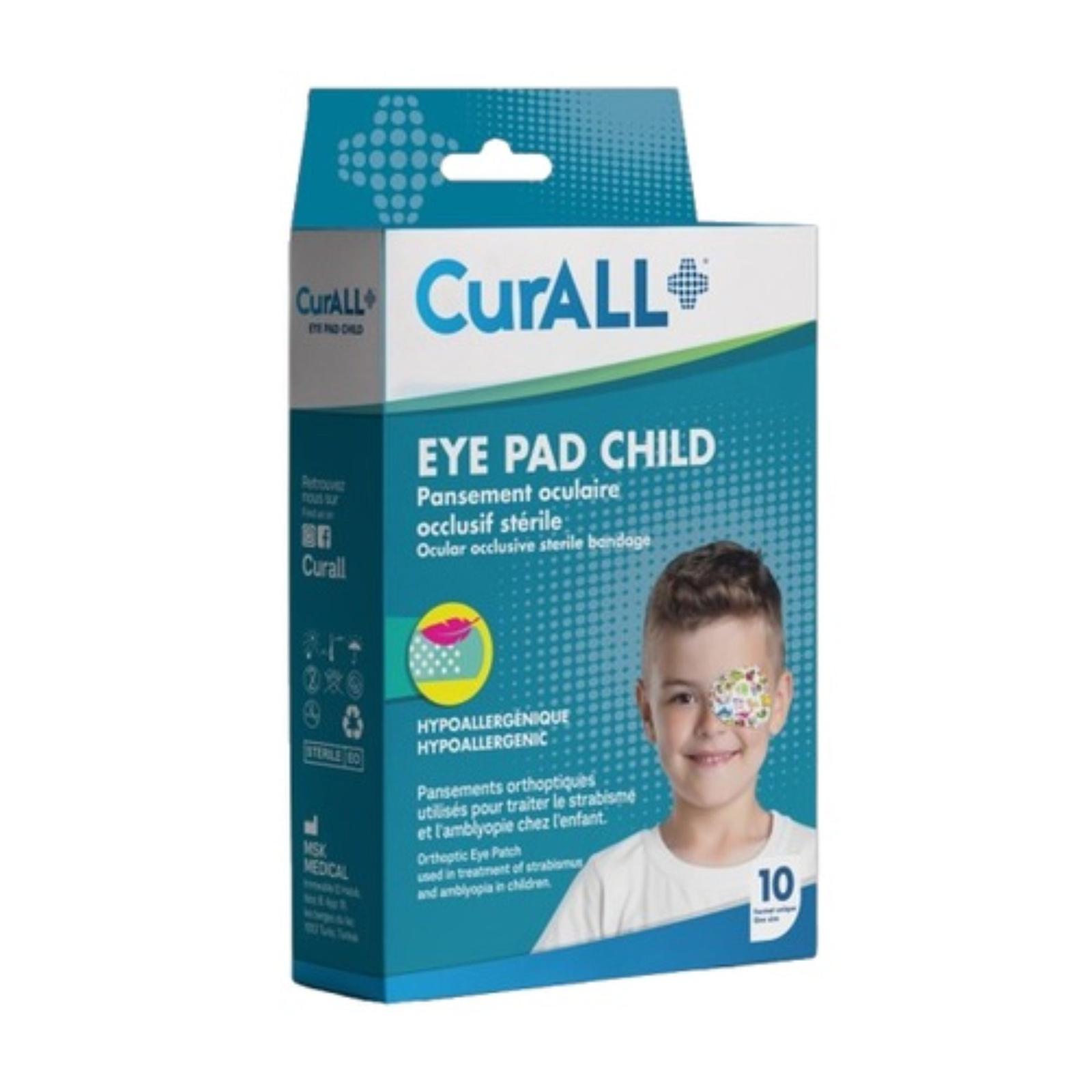 curall-eye-pad-pansement-oculaire-kids-b10-6192495200172 CURALL Eye Pad Child Pansement Oculaire. paraplume