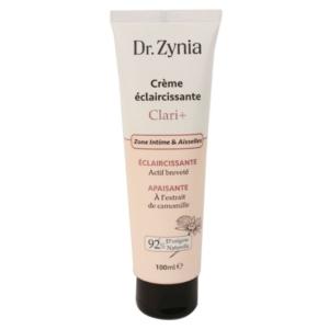 Dr Zynia Crème Eclaircissante Clari+ Zone intime. paraplume