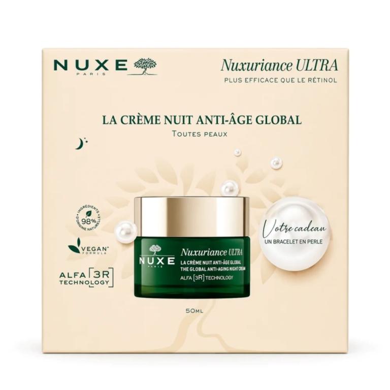 NUXE Coffret La Crème Nuit Anti Age Global . paraplume