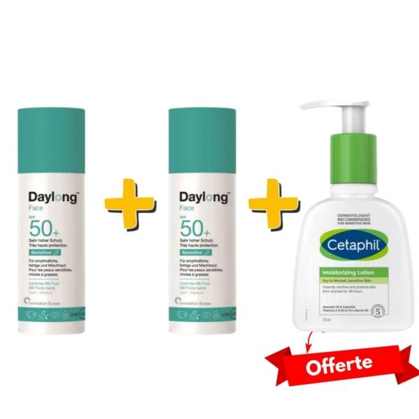 Pack DAYLONG Face & Cetaphil Lotion Nettoyante . paraplume