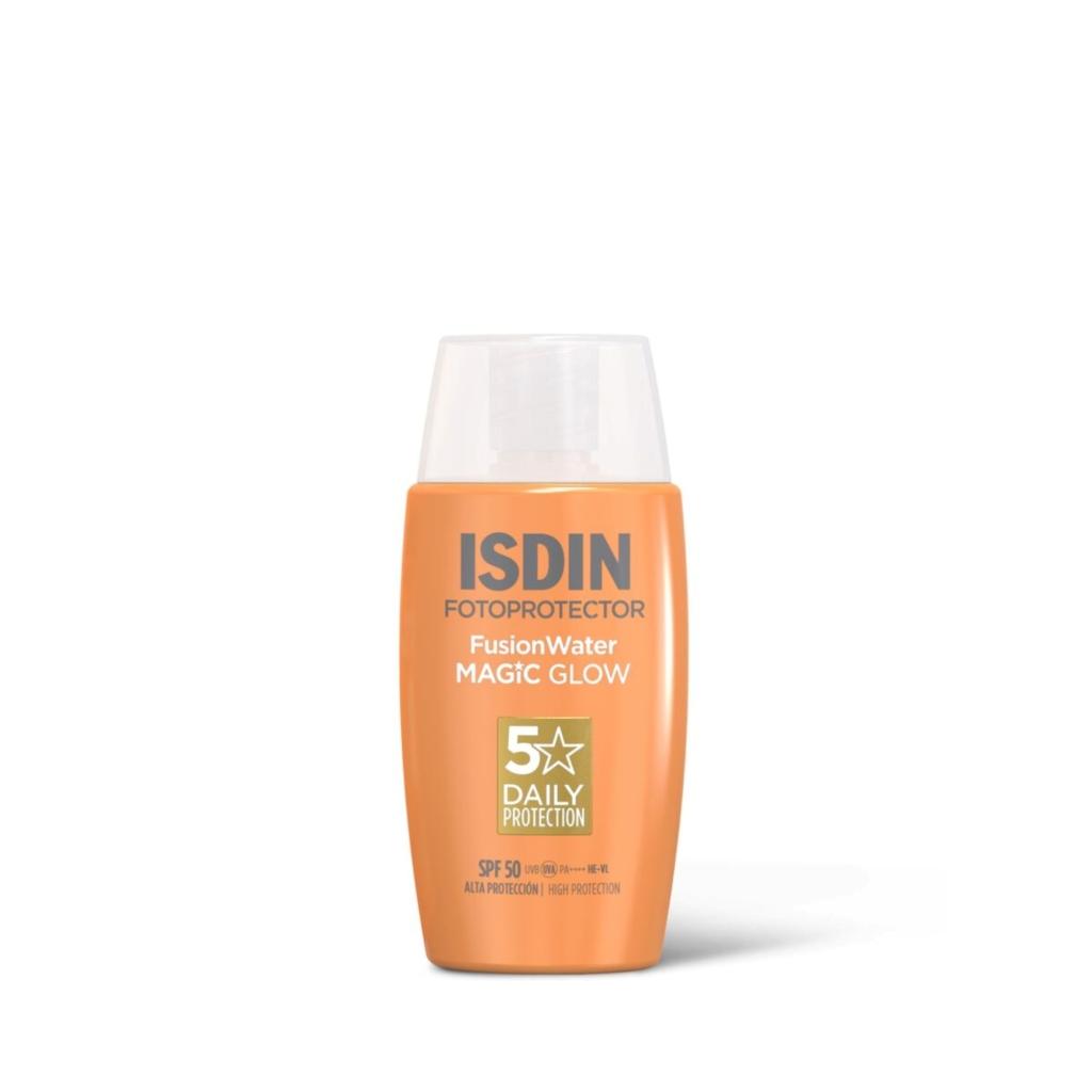 ISDIN FusionWater Magic Glow SPF 50. paraplume