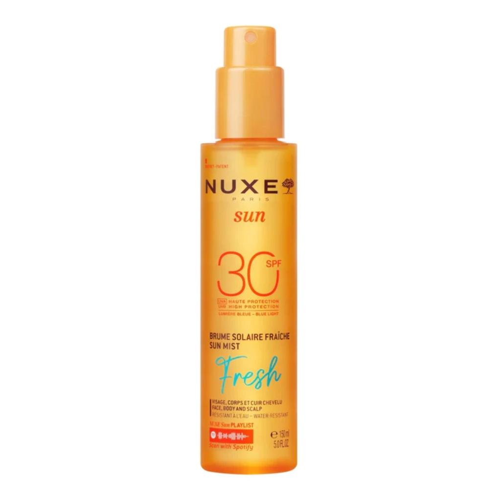 NUXE Sun Brume Solaire Fraiche SPF 30. paraplume