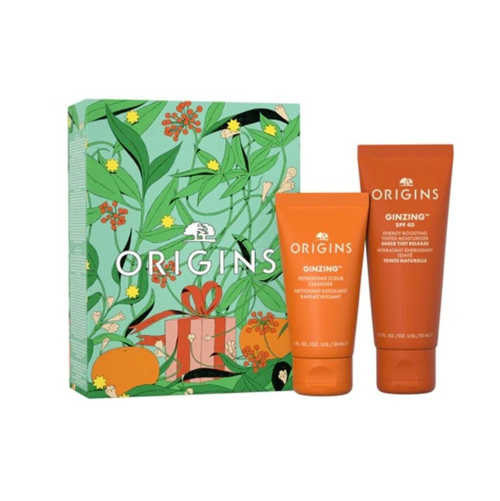ORIGINS Ginzing Protect & Glow Coffret . paraplume