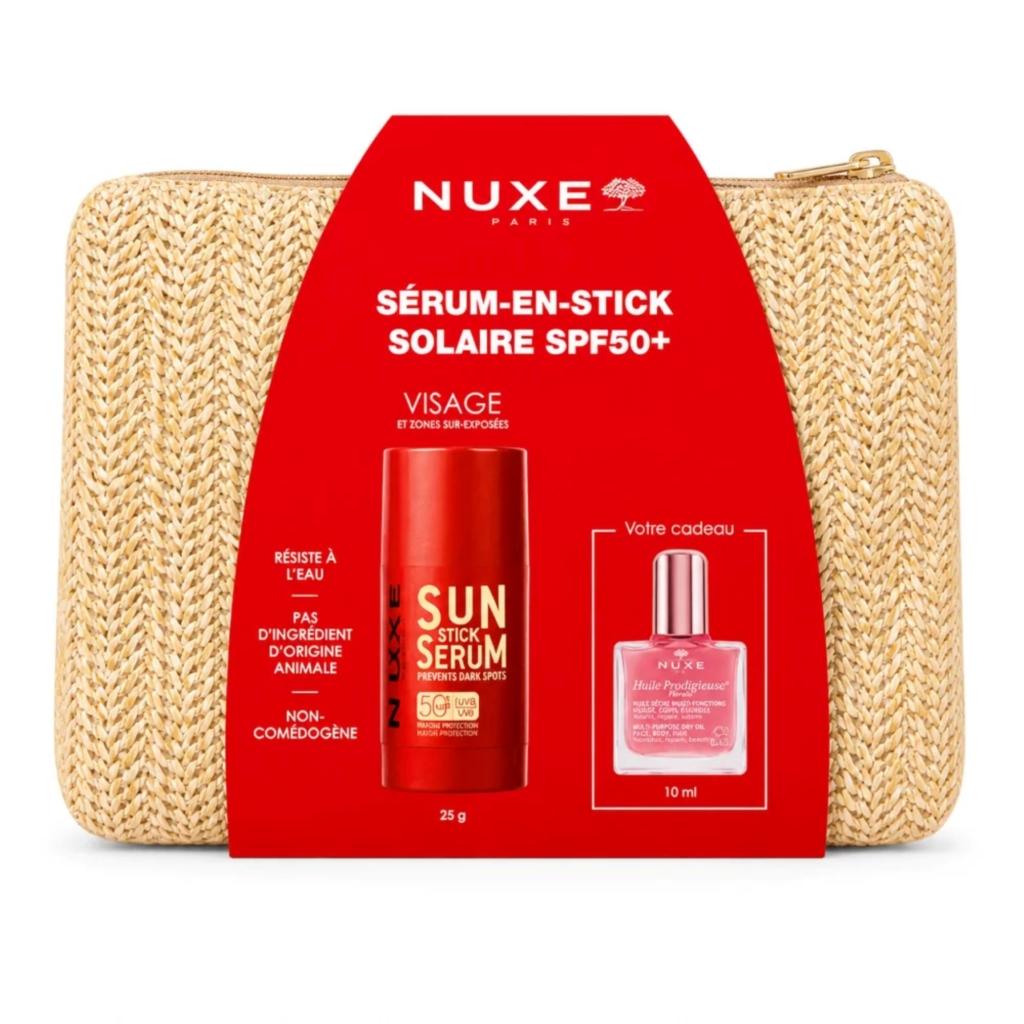 NUXE Sérum En Stick Solaire SPF 50+ Trousse. paraplume
