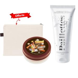 Pack INNOVATOUCH Lait Corps Paillettes Argentées. paraplume