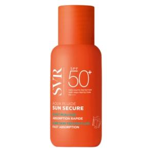 SVR Sun Secure Aqua Fluide SPF 50+. paraplume